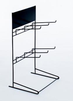 Display balcão com 6 ganchos